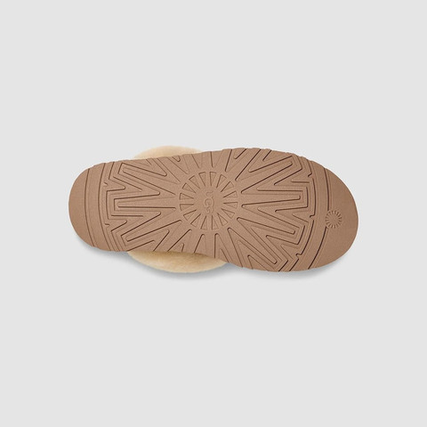 כפכפי פלטפורמה UGG Disquette נשים - האג - Beige