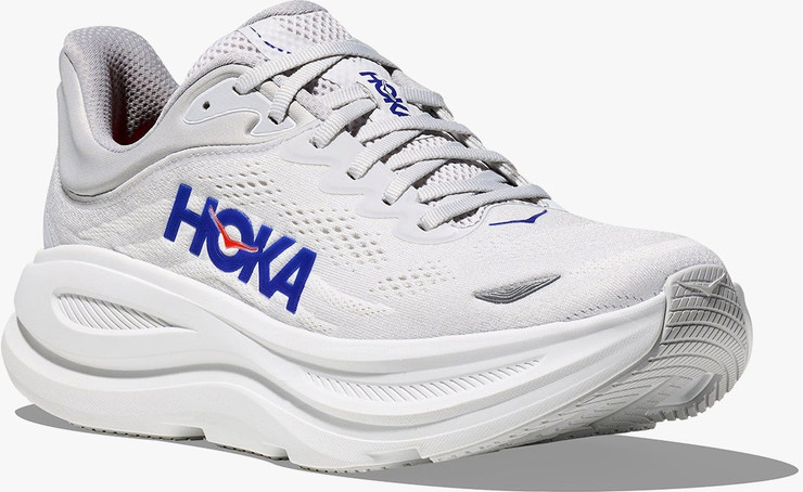 HOKA BONDI 9 - נעלי ספורט לגבר בונדי 9 בצבע אפור/אולטרמרין