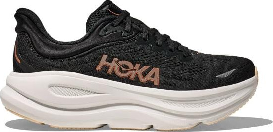 נעלי ריצה הוקה בונדי 9 לנשים Hoka 1162012/BRGL BONDI 9 BLACK/ROSE GOLD