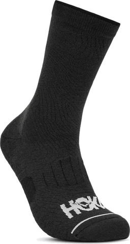 Hoka U Crew Run Sock 3-Pack מארז 3 זוגות גרבי ריצה גבוהים שחורים