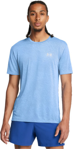Under Armour UA Launch Camo חולצת ריצה גברים מנדפת זיעה אנדר ארמור