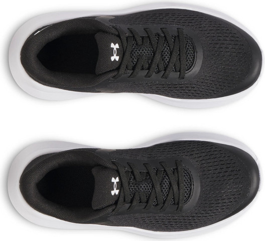 Under Armour BPS Charged Rogue 5 נעל ספורט לילדים עם שרוכים אלסטיים צבע שחור לבן