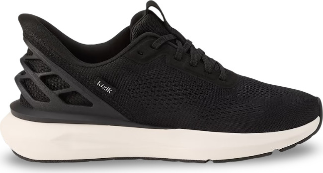 Kizik Men's Athens 2 -נעלי סניקרס קיזיק אתנס לגברים בצבע שחור/לבן