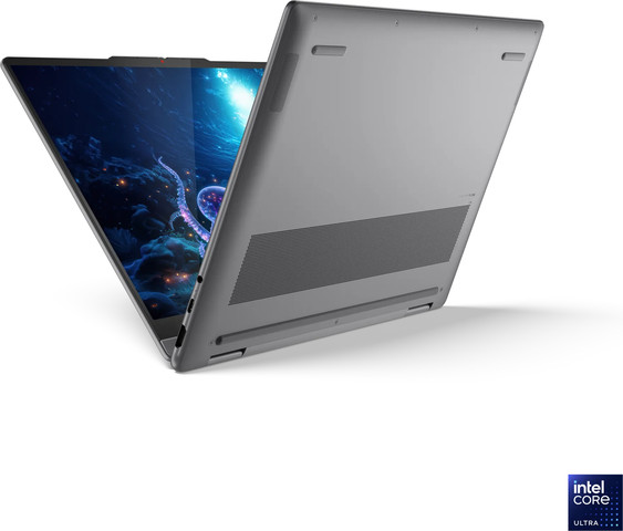 מחשב נייד Lenovo YOGA 7 | Ultra 5 226V AI | 512GB SSD | 16GB RAM | 16" WUXGA IPS | TOUCHSCREEN | Win11 | LUNA GREY | Backlit Keyboard