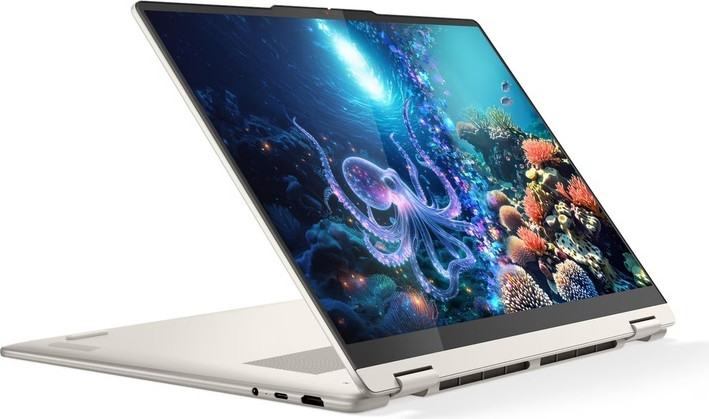 מחשב נייד Lenovo YOGA 7 2-IN-1 | AMD Ryzen™ 7 8840HS | 512GB SSD | 16GB RAM | 16" (1920x1200) | TOUCHSCREEN | Win11 | Backlit Keyboard | ARCTIC GREY