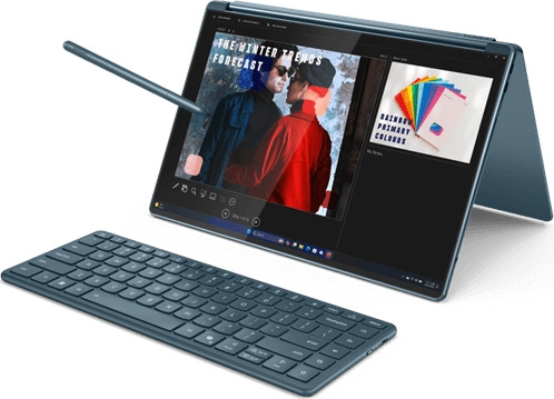 מחשב נייד 14" דו-מסכי Lenovo לנובו Yoga Book 9 14IAH10 83KJ0021IV
