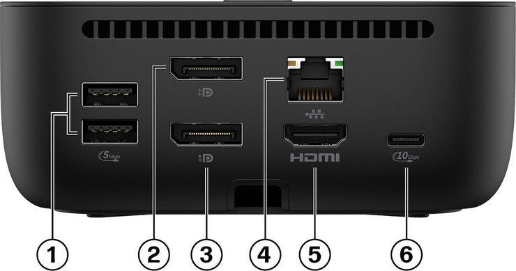 תחנת עגינה HP USB-C 100W G6 Dock 9X3V1UT