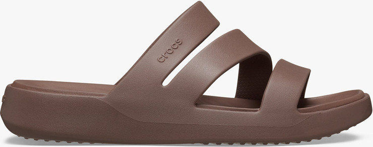 Crocs Getaway Strappy - כפכפי קרוקס לנשים בצבע חום