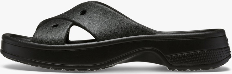 Crocs Classic Women's Cross Strap - כפכפי קרוקס לנשים בצבע שחור