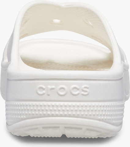 Crocs Classic Women's Cross Strap - כפכפי קרוקס לנשים בצבע לבן גיר