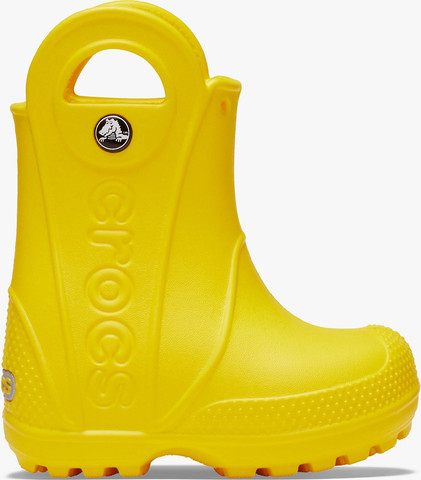Crocs Handle It Rain Boot T - מגפי גשם קרוקס לילדים בצבע צהוב מידות קטנות