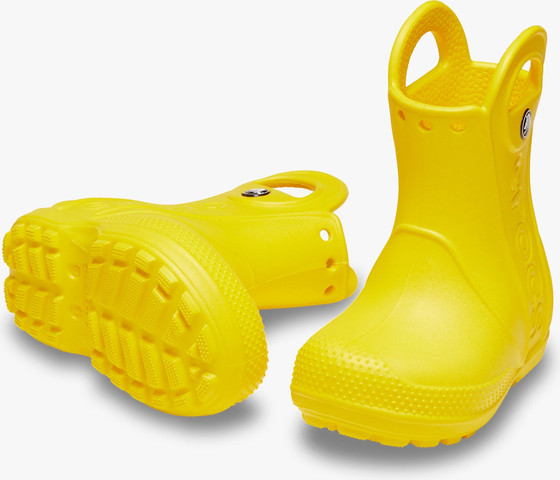Crocs Handle It Rain Boot T - מגפי גשם קרוקס לילדים בצבע צהוב מידות קטנות