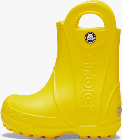 Crocs Handle It Rain Boot T - מגפי גשם קרוקס לילדים בצבע צהוב מידות קטנות