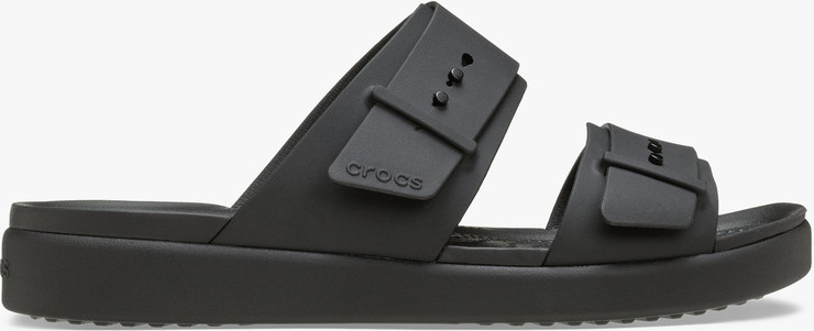 Crocs Brooklyn Buckle Low Low - כפכפי קרוקס ברוקלין לנשים בצבע שחור