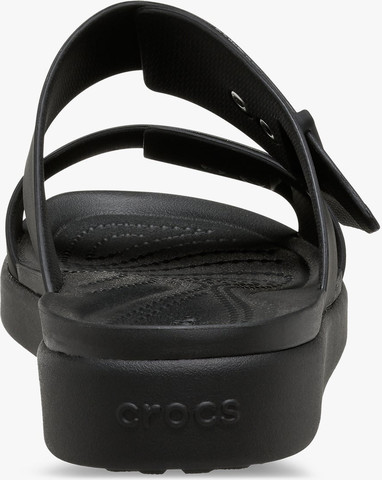 Crocs Brooklyn Buckle Low Low - כפכפי קרוקס ברוקלין לנשים בצבע שחור