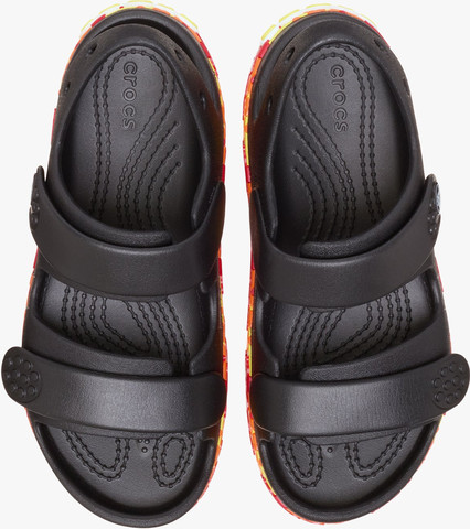 Crocs Crocband Cruiser Flames - סנדלי קרוקס קרוקבנד לילדים בצבע שחור