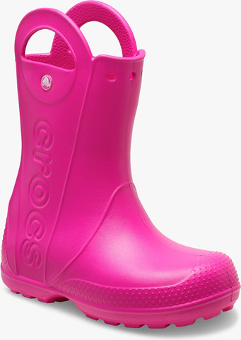 Crocs Handle It Rain Boot T - מגפי גשם קרוקס לילדים בצבע ורוד קראש מידות קטנות