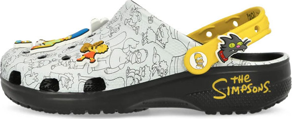 כפכפי Crocs לגברים דגם Classic Clog The Simpsons