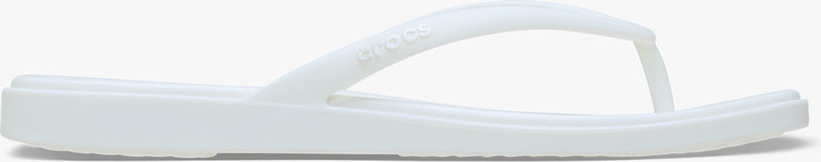 Crocs Miami Flip -  כפכפי אצבע קרוקס מיאמי לנשים בצבע לבן גיר