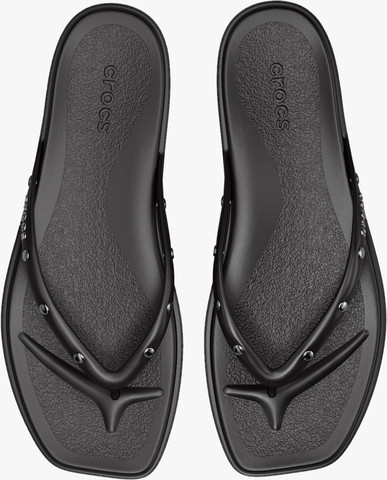Crocs Miami Studded Flip - כפכפי אצבע קרוקס מיאמי בצבע שחור