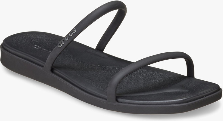 Crocs Miami Two Strap Sandal - כפכפי קרוקס מיאמי 2 רצועות לנשים בצבע שחור
