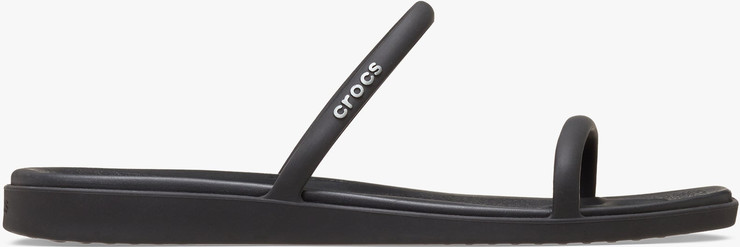 Crocs Miami Two Strap Sandal - כפכפי קרוקס מיאמי 2 רצועות לנשים בצבע שחור