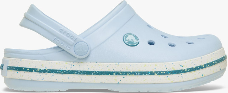 Crocs Kid's Crocband Speckled Band Clog - כפכפי קרוקס קרוקבנד קלוג לילדים בצבע כחול פרוסט