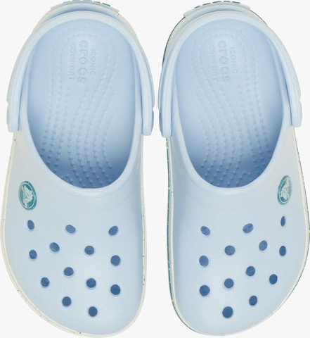 Crocs Kid's Crocband Speckled Band Clog - כפכפי קרוקס קרוקבנד קלוג לילדים בצבע כחול פרוסט