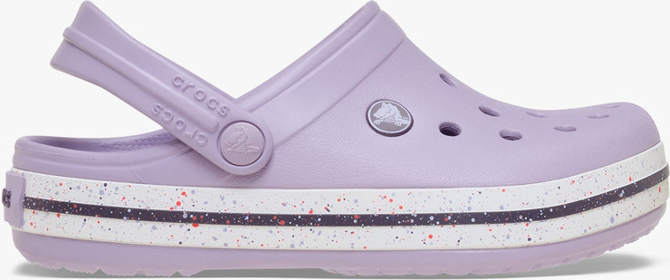 Crocs Kid's Crocband Speckled Band Clog - כפכפי קרוקס קרוקבנד קלוג לילדים בצבע לבנדר