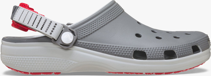 Crocs Classic Turbo Clog -  כפכפי קלוג קרוקס טורבו בצבע אפור סלאט