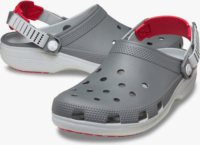 Crocs Classic Turbo Clog -  כפכפי קלוג קרוקס טורבו בצבע אפור סלאט