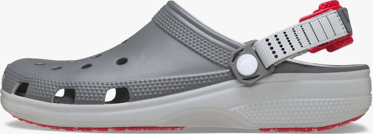 Crocs Classic Turbo Clog -  כפכפי קלוג קרוקס טורבו בצבע אפור סלאט