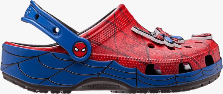 Crocs Spider-Man Classic Clog - כפכפי קרוקס קלוג ספיידרמן בצבע אדום/כחול
