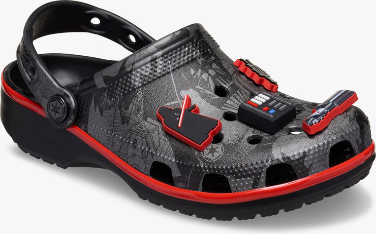 Crocs Star Wars Grphic Drth Vader Classic Clog - כפכפי קלוג קרוקס מלחמת הכוכבים בצבע שחור/אפור