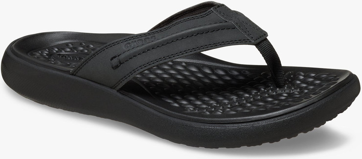 Crocs Yukon Vista II LR Flip - כפכפי אצבע קרוקס יוקון ויסטה לגברים בצבע שחור/שחו