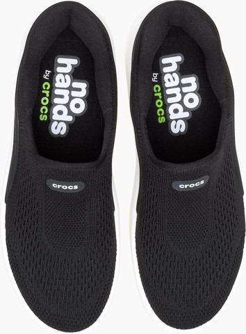 Crocs Locale Ease No Hands Slip On - נעלי סליפ און קרוקס לגברים בצבע שחור