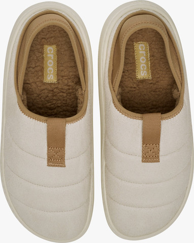Crocs Classic Vegan Suede Moc - כפכפי פרווה קרוקס בצבע אבן חול