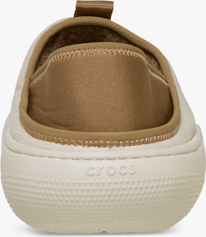 Crocs Classic Vegan Suede Moc - כפכפי פרווה קרוקס בצבע אבן חול