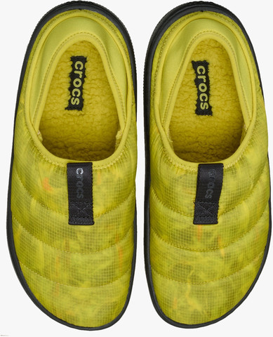 Crocs Classic Translucent Ripstop Moc - נעלי קרוקס מוק טרנסלוסנט קרוקס בצבע צהוב סיטרין