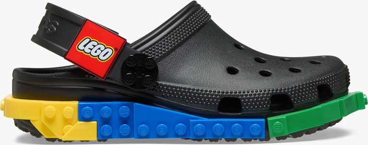 Crocs LEGO 4LW System Clog K - כפכפי קלוג קרוקס לגו לילדים בצבע שחור