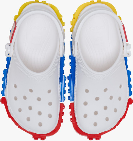 Crocs LEGO 4LW System Clog K - כפכפי קלוג קרוקס לגו לילדים בצבע לבן