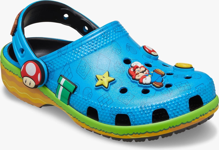 Crocs Super Mario Core Classic Clog Kids - כפכפי קרוקס סופר מריו לילדים