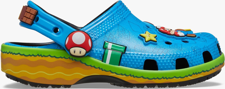 Crocs Super Mario Core Classic Clog Kids - כפכפי קרוקס סופר מריו לילדים