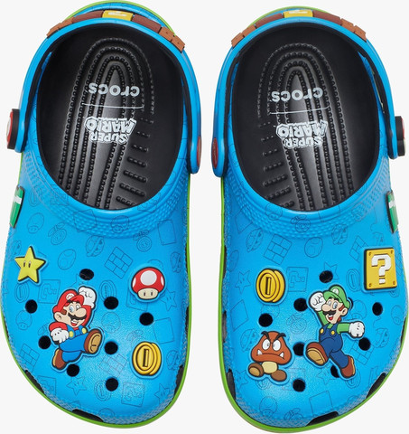 Crocs Super Mario Core Classic Clog Kids - כפכפי קרוקס סופר מריו לילדים