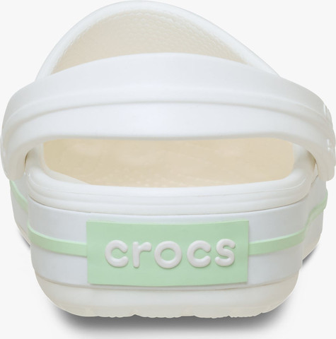 Crocs Crocband - נעלי קרוקס קרוקבנד בצבע לבן/ירוק שליו