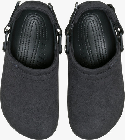 Crocs Classic Crafted Vegan Suede Clog - כפכפי קרוקס קלוג קראפטד בצבע שחור