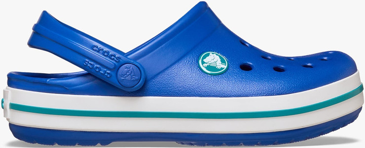 Crocs Crocband Clog K - כפכפי קרוקבנד קרוקס לילדים בצבע כחול בולט/טורבו