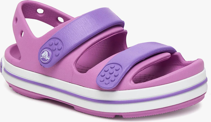 Crocs Crocband Cruiser Sandal T - סנדלי קרוקבנד לילדים בצבע ורוד מידות קטנות