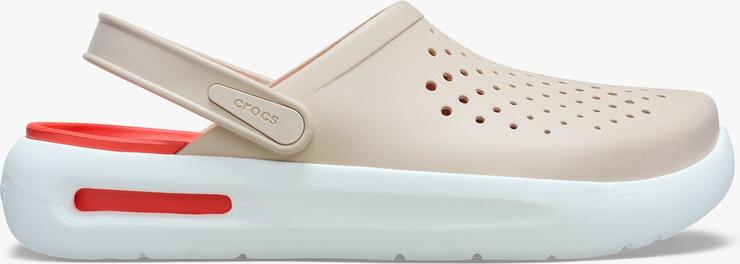 Crocs In Motion Clog - כפכפי קרוקס קלוג בצבע קווארץ - קרוקס - Beige