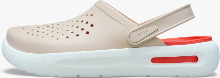 Crocs In Motion Clog - כפכפי קרוקס קלוג בצבע קווארץ - קרוקס - Beige